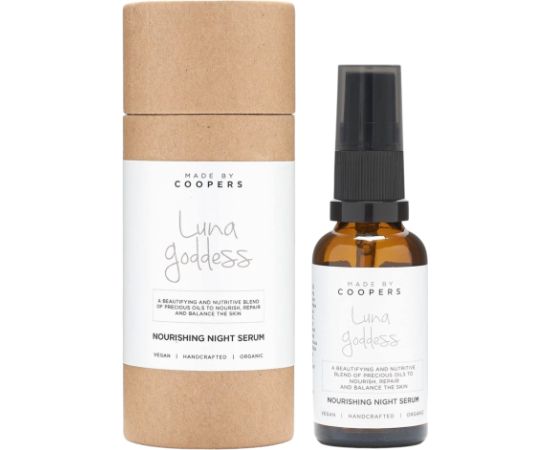 Made By Coopers, Luna Goddess, Vegan, Nourishing, At Night, Serum, For Face, 30 ml Sejas kopšana