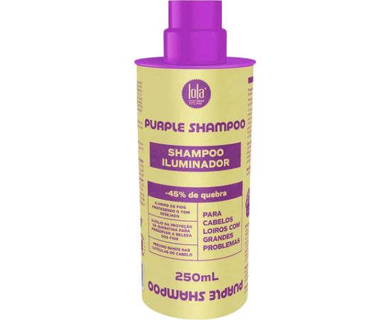 Lola Cosmetics, Purple, Hair Shampoo, Counteracts Yellow Or Orange Tones, 250 ml Šampūni