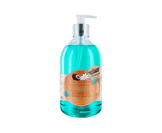 Les Petites Bains de Provence, Monoi, Shower Gel, For Body, Face & Hair, For Sensitive Skin, 500 ml Dušas želejas ķermenim