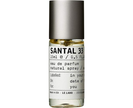 Le Labo Inc Le Labo, Santal 33, Eau De Parfum, Unisex, 15 ml Smaržas - NESAKĀRTOTS