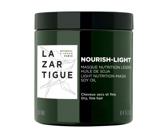Lazartigue, Nourish-Light, Vegan, Hair Treatment Cream Mask, Moisturizing, After Shampoo, 250 ml Matu kopšana