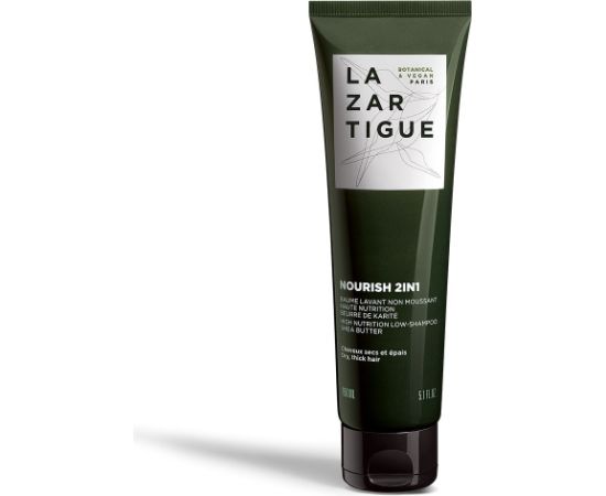 Lazartigue, Nourish 2In1, Vegan, Hair Shampoo, For Nourishing, 150 ml Šampūni