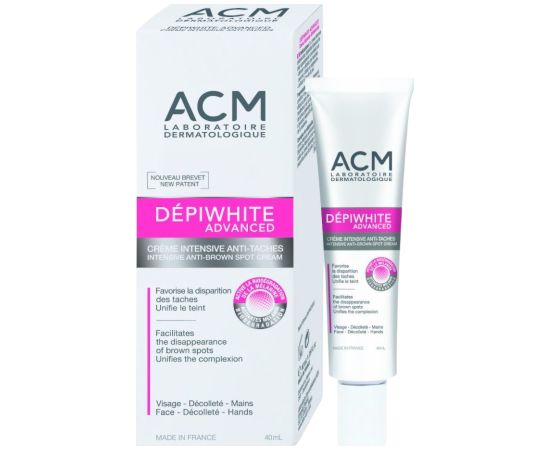 Laboratoire ACM, Depiwhite Advanced, Anti-Dark Spots, Cream, For Face & Hands, 40 ml Ķermeņa kosmētika