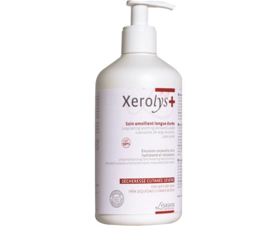 Lab Lysaskin, Xerolys 10, Urodium, Emollient, Daily, Emulsion, For Face, 500 ml Sejas kopšana