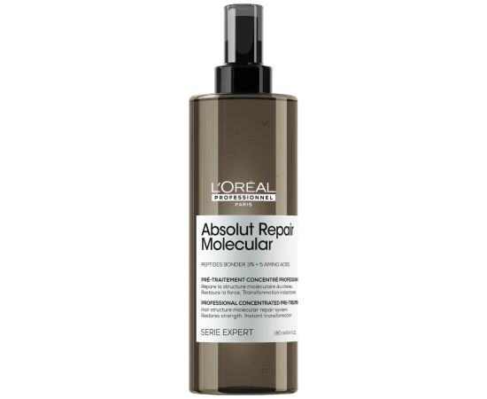 L'Oreal Professionnel, Serie Expert Absolut Repair Molecular, Hair Spray Treatment, Restorative, 190 ml Matu kopšana