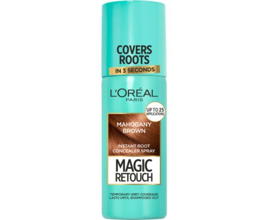 L'Oreal Paris, Magic Retouch, Root Touch-Up Spray, Mahogany Brown, 75 ml Matu kopšana