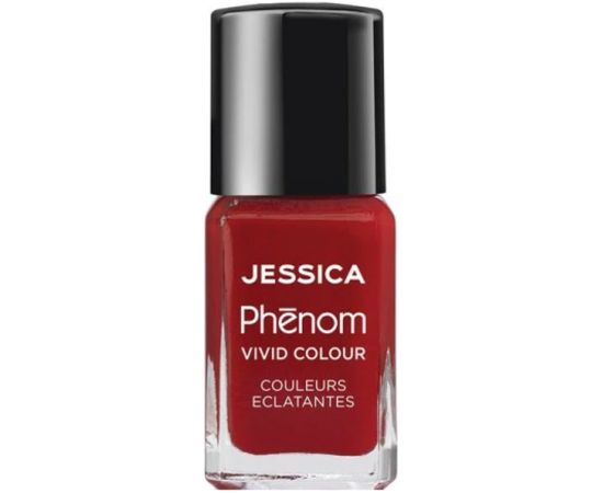 Jessica, Phenom Vivid Colour, Nail Polish, PHEN-021, Jessica Red, 14 ml Nagu lakas