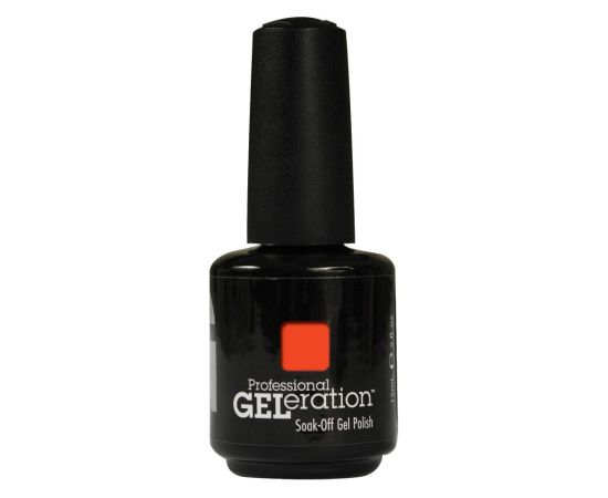 Jessica, GELeration Colours, Semi-Permanent Nail Polish, GEL-225, Confident Coral, 15 ml Nagu lakas