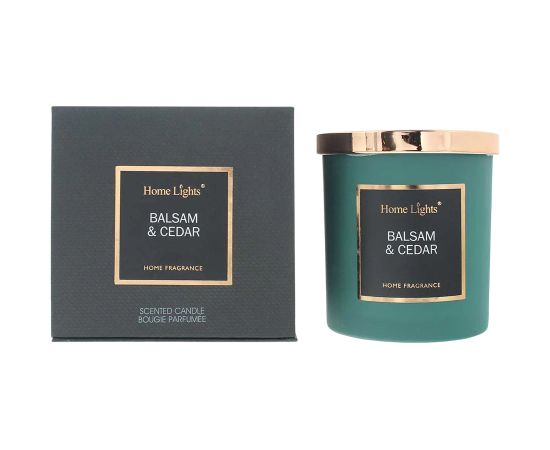 Home Lights, Balsam & Cedar, Scented Candle, 215 g Telpu aromāti