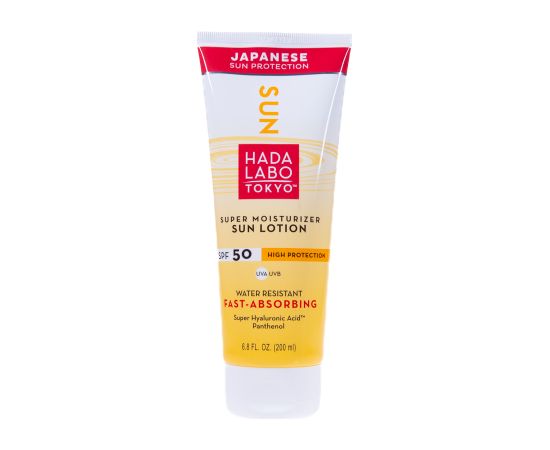 Hada Labo Tokyo, Sun, Hyaluronic Acid, Moisturiser, Sunscreen Lotion, 50, 200 ml Ķermeņa kosmētika