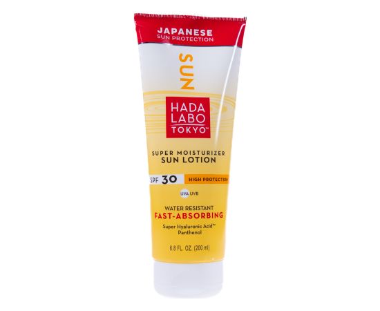 Hada Labo Tokyo, Sun, Hyaluronic Acid, Moisturiser, Sunscreen Lotion, 30, 200 ml Ķermeņa kosmētika