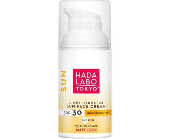 Hada Labo Tokyo, Sun, Hyaluronic Acid, Hydrating, Sunscreen Cream, For Face, SPF 30, 50 ml Ķermeņa kosmētika