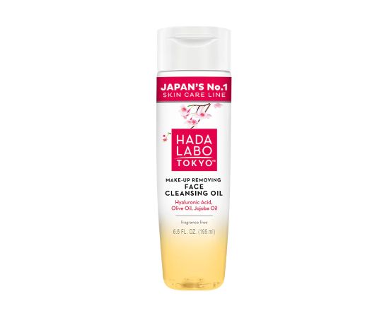 Hada Labo Tokyo, Hada Labo, Hyaluronic Acid, Makeup Removing, Cleansing Oil, Face, 195 ml Sejas kopšana