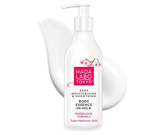 Hada Labo Tokyo, Body, Hyaluronic Acid, Moisturizing & Smoothing, Body Milk, All Over The Body, 200 ml Ķermeņa kosmētika