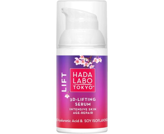 Hada Labo Tokyo, 3D-Lifting, Hyaluronic Acid, Repair, Serum, Face, 30 ml Sejas kopšana
