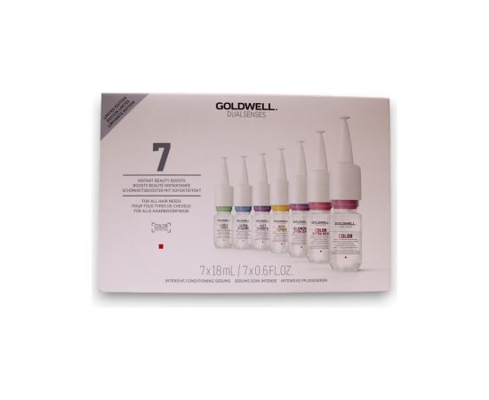 Set, Goldwell, Dualsenses Instant Beauty Boosts, Hair Serum, For Hydration, 7 pcs, 18 ml Matu kopšana