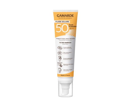 Gamarde, Gamarde, Bio, Sun Protection, Sunscreen Cream, For Face & Body, SPF 50, 100 ml Ķermeņa kosmētika