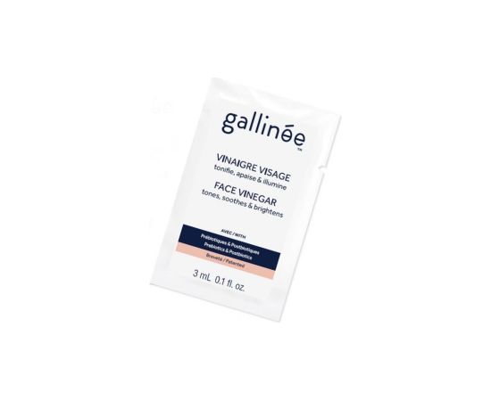 Gallinee, Microbiome Skincare, Apple Cider Vinegar, Tones/Soothes & Brightens, Tonic Lotion, For Face, 3 ml *Sample Sejas kopšana