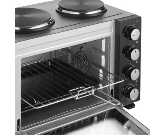 Mini oven Sencor with 2 hot plates Электропечи и плитки