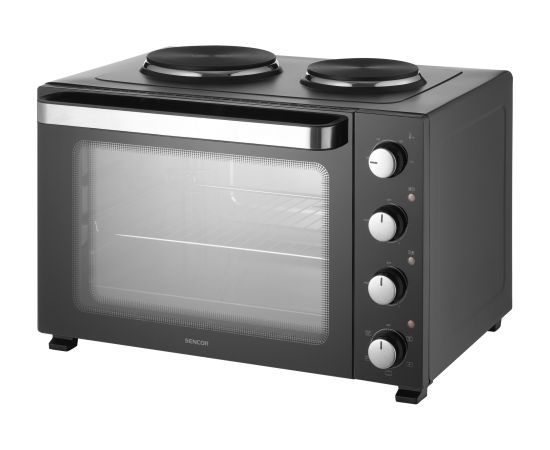 Mini oven Sencor with 2 hot plates Электропечи и плитки