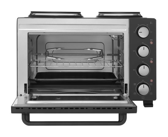 Mini oven Sencor with 2 hot plates Электропечи и плитки