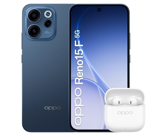 OPPO Reno15 F 5G Twilight Black Box 16.7 cm (6.57") Dual SIM Android 16.0 USB Type-C 8 GB 256 GB 6500 mAh Mobilie telefoni