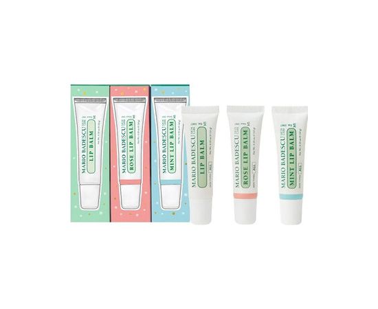 Mario Badescu Lip Balm Trio - Dárková sada balzámů na rty Dekoratīvā kosmētika