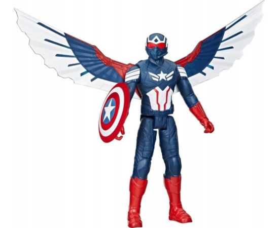 Hasbro AVENGERS Captain America Deluxe Movie Titan Figure 30 cm Figūriņas un varoņi