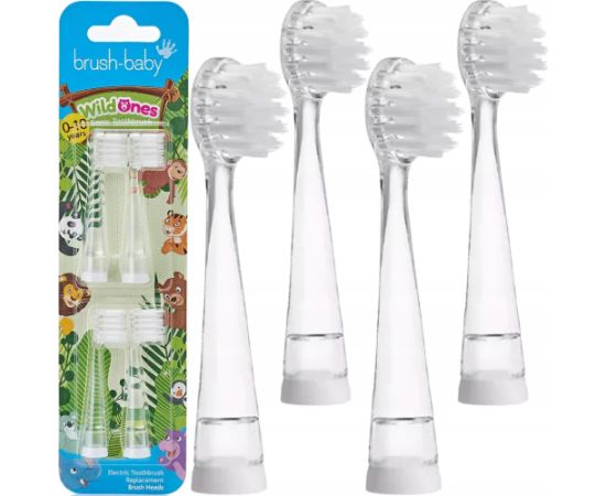 Końcówka BRUSH BABY_Kidz Sonic końcówki do szczoteczki sonicznej 3-6l 4szt. Uzgaļi elektriskajām zobu birstēm