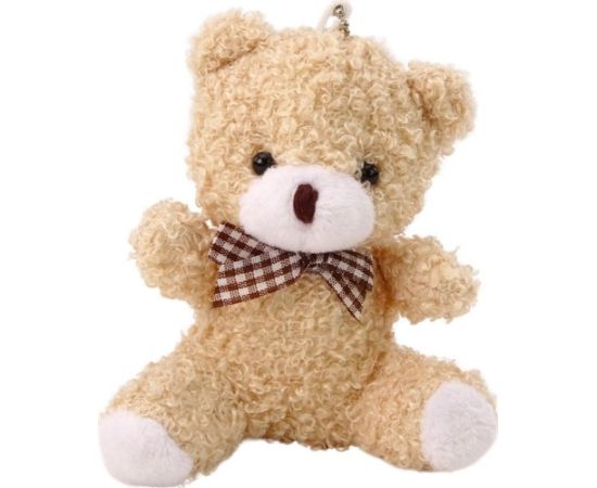 LeanToys Miś Kremowy Pluszowy Mały Przytulanka Maskotka Breloczek 10cm Мягкие игрушки