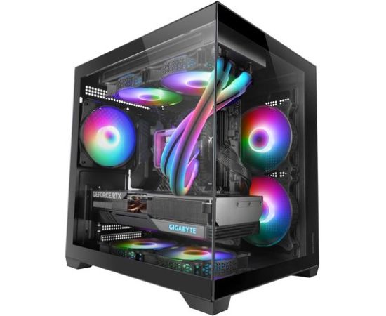 Mars Gaming MCVIEW2 Компьютерный корпус mATX / чёрный Корпуса