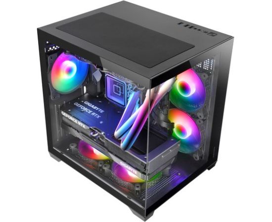 Mars Gaming MCVIEW2 Компьютерный корпус mATX / чёрный Корпуса