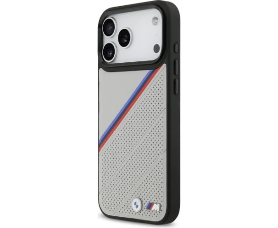 BMW M Tricolor Metal Logo MagSafe Case Aizsargapvalks priekš Apple iPhone 17 Pro Max Neoriģinālie Maciņi