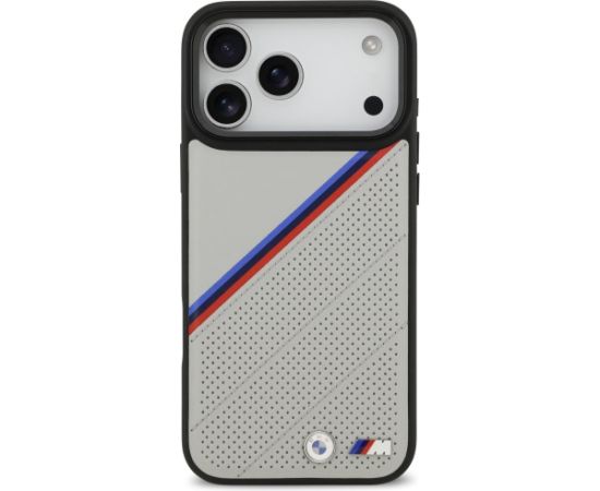 BMW M Tricolor Metal Logo MagSafe Case Aizsargapvalks priekš Apple iPhone 17 Pro Max Neoriģinālie Maciņi