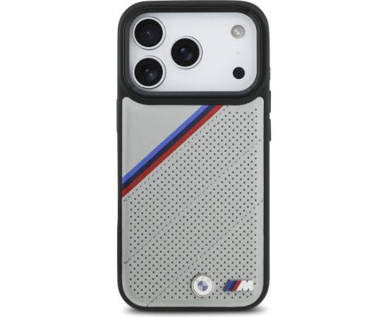 BMW M Tricolor Metal Logo MagSafe Case Aizsargapvalks priekš Apple iPhone 17 Pro Neoriģinālie Maciņi