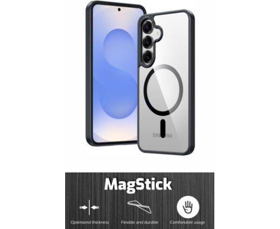 Swissten Clear Jelly MagStick Metallic Case Чехол для Samsung Galaxy S26 5G Чехлы - альтернативные