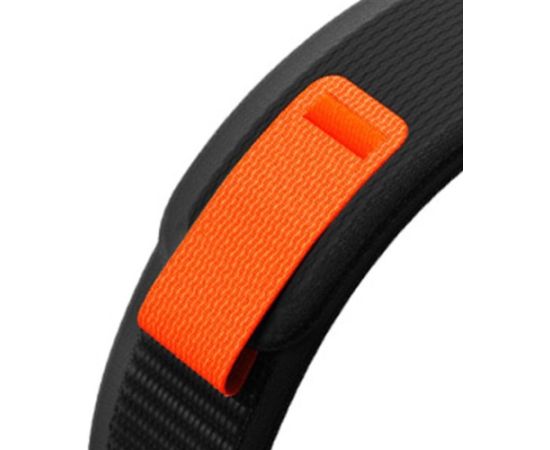 Tech-Protect Nylon Strap for Garmin Fenix ââ5|6|6 Pro|7 - Black|Orange Smart pūlksteņu aksesuāri