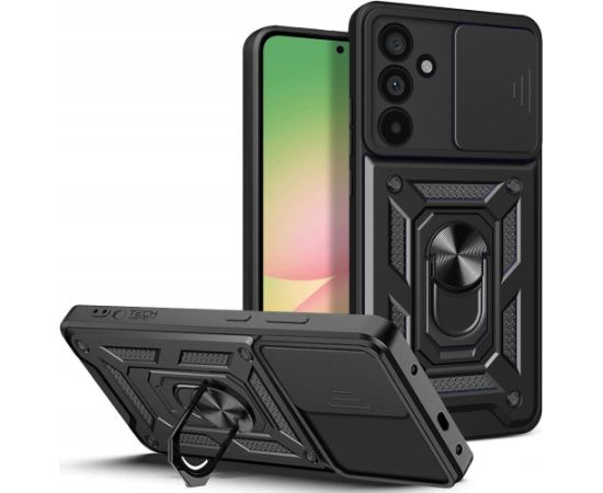 Tech-Protect Camshield Pro telefona maciņš priekš Samsung A566 Galaxy A56 5G | melns Neoriģinālie Maciņi