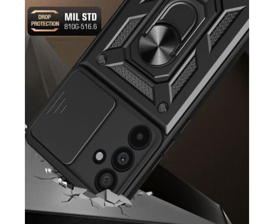 Tech-Protect Camshield Pro telefona maciņš priekš Samsung A566 Galaxy A56 5G | melns Neoriģinālie Maciņi