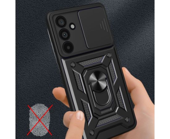 Tech-Protect Camshield Pro telefona maciņš priekš Samsung A566 Galaxy A56 5G | melns Neoriģinālie Maciņi