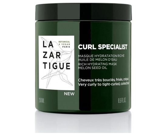 Lazartigue, Curl Specialist, Hair Treatment Cream Mask, Hydration, 250 ml Matu kopšana