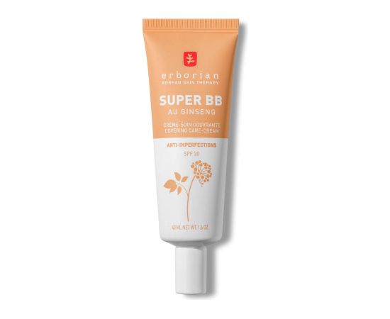 Erborian, Super BB, Ginseng, High Coverage, BB Cream, Dore, SPF20, 40 ml Уход за лицом
