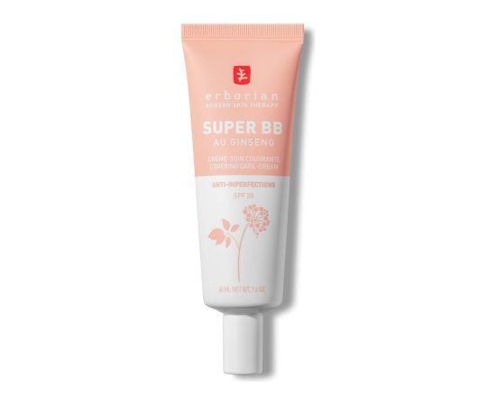 Erborian, Super BB, Ginseng, High Coverage, BB Cream, Clair, SPF20, 40 ml Уход за лицом