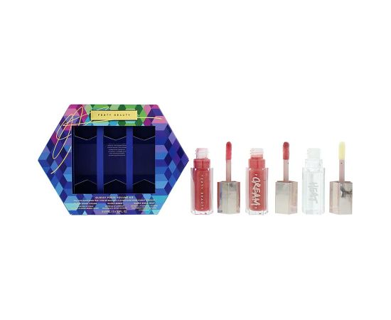 Set Trio, Fenty Beauty, Gloss Bomb, Lip Gloss, 3 pcs, 9 ml Lūpu krāsas, spīdumi, balzāmi