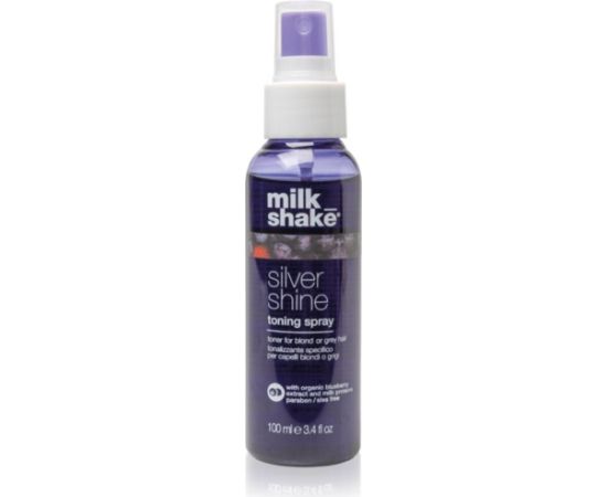 Milk Shake, Silver Shine, Violet Pigments, Hair Toning Spray, Blonde/Gray, 100 ml Matu kopšana