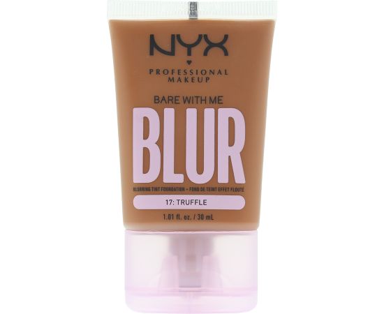 Nyx, Bare With Me Blur, Natural Finish, Liquid Foundation, BWMBT17, Truffle, No, 30 ml Dekoratīvā kosmētika