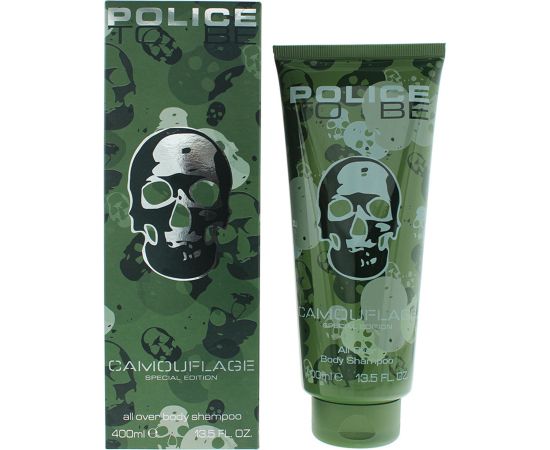 Police, To Be Camouflage, Body Wash, For Hair & Body, 400 ml Dušas želejas ķermenim