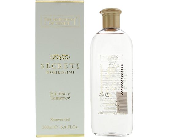 The Merchant Of Venice, Elicriso E Tamerice, Hydrating, Shower Gel, Body, All Skin Types, 200 ml Dušas želejas ķermenim