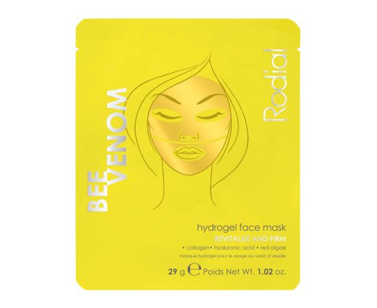 Rodial, Bee Venom, Firming, Sheet Mask, Face, 29 g Sejas kopšana