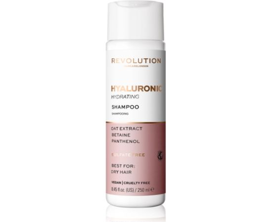 Revolution Haircare, Hyaluronic, Hair Shampoo, Hydrating, 250 ml Šampūni